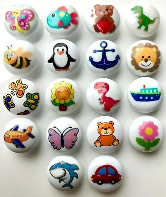 £2.39 • Buy Children's Buttons, Baby Buttons, 15mm, Many Bright Designs, Pack Of 6