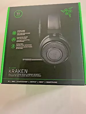 Razer Kraken Gaming Headset With 7.1 Surround Sound • £4.20