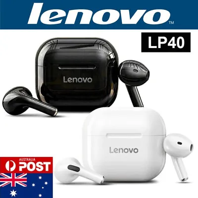 Lenovo LP40 TWS Wireless Earbuds Earphones Bluetooth Headphone Headset With Mic • $22.79