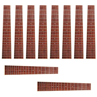 10 Pcs Ukulele Fretboard Concert Ukelele Fretted 23 Inch Rosewood 18 Fret • $53.85