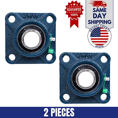 UCF205-16 Pillow Block Flange Bearing 1  Bore 4 Bolt Solid Base (2PCS) • $15.95