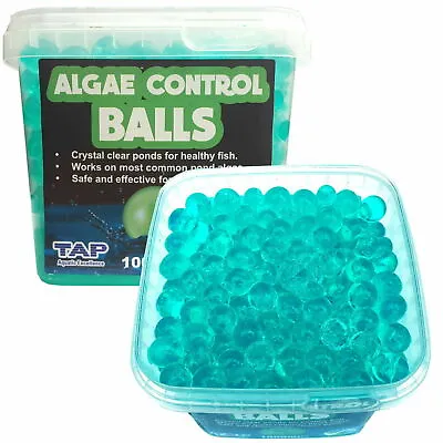 £8.95 • Buy Pond Algae Control Balls Koi Fish Pond Algae Green Water Treatment 280ml-1000ml