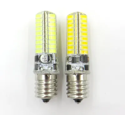 E17 C9 LED Bulb 5W 72LED 5730 SMD White/Warm DC 12V 24V Silicone Equivalent 50W • $2.69