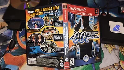 James Bond 007 In Agent Under Fire (Sony PlayStation 2 2002) • $7.99