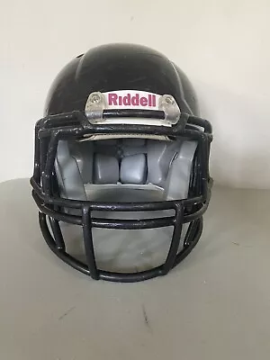 Riddell Revo Speed Football Helmet Black Facemask Youth Medium 2018yr. #215 • $40