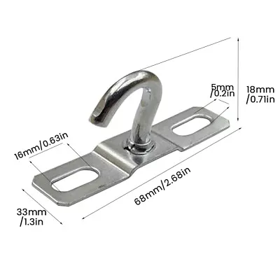 Fitting Holder Ceiling Hook Heavy Duty Screws Mount Chandelier Base Plate • £9.18