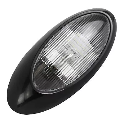 12 V RV 12  Black LED Porch Scare Oval Light For Trailer Camper Motorhome RV • $14.89