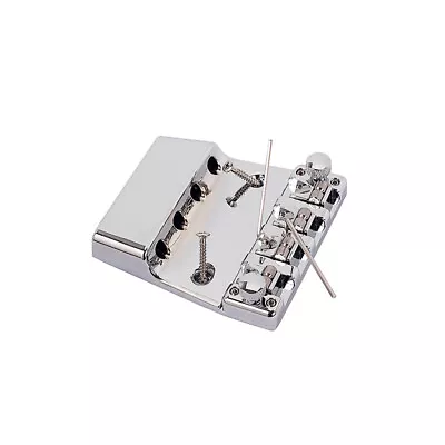 18mm Adjustable Chrome 4 String Bass Bridge Saddle For Rickenbacker Guitar Parts • $41.95