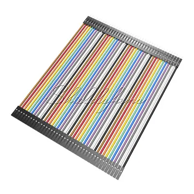 40Pin Dupont 40PCS 10CM Male To Female Jumper Wire Ribbon Cable For Arduino • $2.08