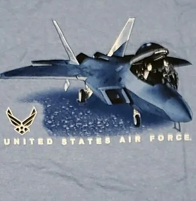 $16 • Buy US Air Force T-Shirt XXL Fighter Jet Pilot USAF United States Military NWT