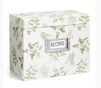 Martha Stewart Collection RECIPE Card Box Organizer NEW 5 X 7  Dividers & Tabs • $33