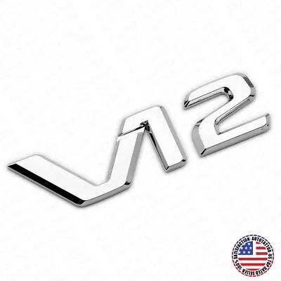 V12 AMG Side Quarter Fender Marker Nameplate Emblem Badge OEM Chrome Sport • $14.99