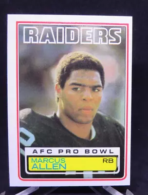 1983 Topps #294 Marcus Allen RC Oakland Raiders NM #2 • $8.99