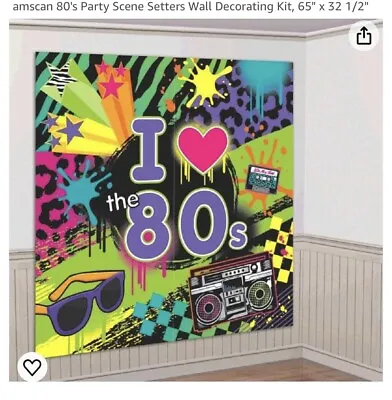 80s Party Decorations- New • $8