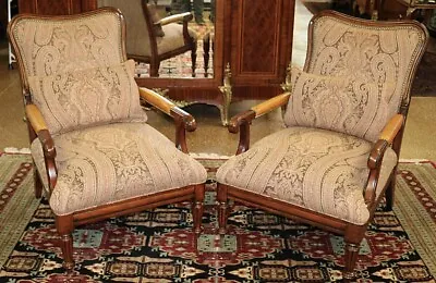 Lauren Ralph Lauren Regency Style Oversized Club Lounge Chairs Pair • $2500