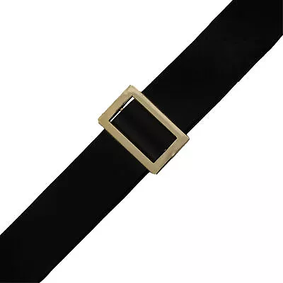 £6.99 • Buy Childs Black Belt With Buckle Santa Elf Pirate Fancy Dress Accessory One Size