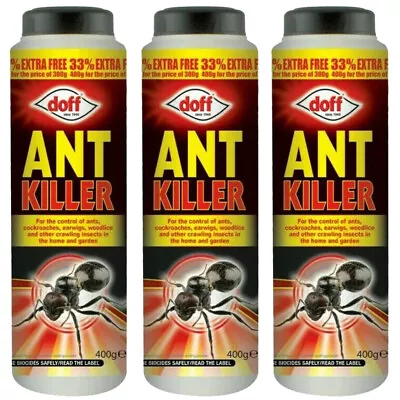 Doff Pet Friendly Ant Killer Powder Insect Killer Powder Indoor & Outdoor 400g • £12.99