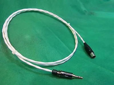 5 Ft Silver Plated Mini XLR Female To 3.5mm Stereo Male For Pro Lapel Mic Cable. • $20.95