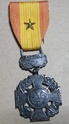 Republic South Vietnam Vietnamese Made Large CROSS OF GALLANTRY With Gold Star • $70