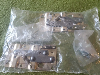 $8 • Buy Made In USA Vintage Tilt Out Hidden Drawer Front Hinges Under Sink 45 Degrees 