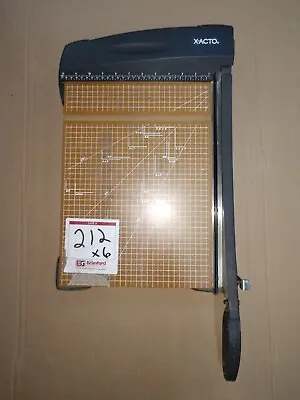$29.99 • Buy X-ACTO Paper Cutter - Heavy Duty Wood Base - Guillotine Trimmer - 12x15  - Used