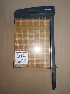 $29.99 • Buy X-ACTO Paper Cutter - Heavy Duty Wood Base - Guillotine Trimmer - 12x15  - Used