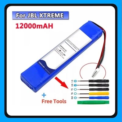 $38.90 • Buy 12000mAh Rechargeable Battery GSP0931134 +Tools For JBL XTREME Bluetooth Speaker