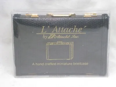 1x   L' Attache' Hand Crafted Miniature Briefcase Executive Business Card Holder • $35.70