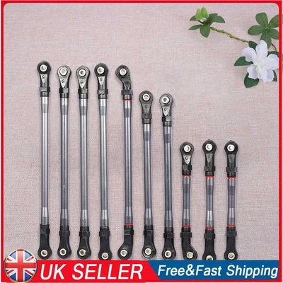 £16.39 • Buy 10pcs Link Rod Anti-deformation Metal Linkage For 1/10th RC Crawler Car Axial
