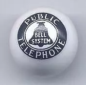 1 Bell Telephone Co. Advertising White Glass Marble • $3.75