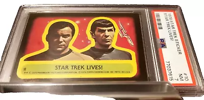 $36.17 • Buy 1976 Star Trek Psa 7 Nm Star Trek Lives Sticker Rare Htf Grade No Reserve