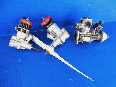 Model R/C Airplane Engines -Lot Of 3- McCoy 35 (2);  K&B 3.5  For Parts • $30