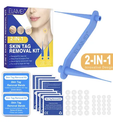 🌟2-in-1 Micro Auto Skin Tag Remover Pen Tool Kit Painless Wart Skin Tag Removal • $8.77