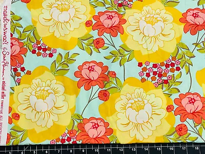 Michael Miller Floral Flower Garden OOP FABRIC 18 X21 Fat Quarter 100% COTTON • $4.99