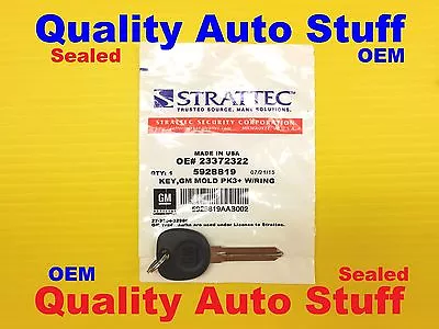 $24.92 • Buy NEW OEM SEALED 05-17 GM Logo Transponder Chip Key Circle + Plus Strattec 5928819