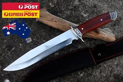 COLUMBIA Large Fixed Blade Hunting Knife-Camping Knife-tactical-Survival-Bowie • $64.99