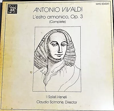 Vivaldi-L'estat Armonico Op.3 Complete (3-LP Box) 1974 MHS N.MINT/MINT! • $18.95