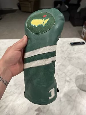 Masters Golf Driver Headcover Needlepoint & Leather Augusta National - Used • $25