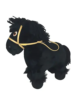 Vintage Cabbage Patch Kids Black Horse Doll Pony Plush Stuffed Animal Toy 1984 • $14.95