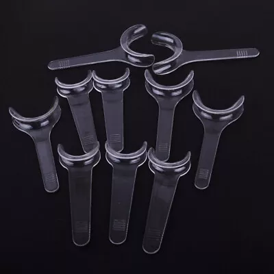 10x Clear T-Shape Intraoral Cheek Mouth Retractor Opener Large And Small Size Ut • £8.05