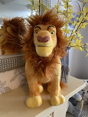 Disney Store The Lion King Simba's Dad Mufasa 15  Plush Soft Toy NEW With Tag • $47.87