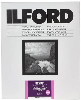 Ilford Multigrade V RC Deluxe Glossy 12x16  (30.5x40.6cm) - 10 Sheets • £34.53