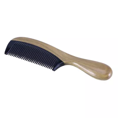 Wooden Detangling Comb Wooden Horn Comb Natural Wooden Comb • $14.71