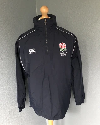 £24.99 • Buy Canterbury England Rugby Union Blue 1/4 Zip Training Jacket - Men's Size Large L