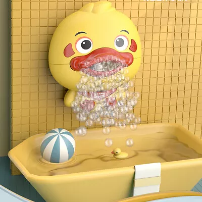 £9.78 • Buy Bubble Duck Bath Toy Electronic Bubble Maker Pool Bathtub Soap Machine Kids Toys