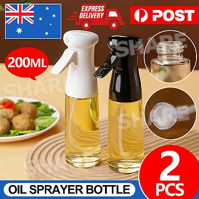 $15.95 • Buy 2x Olive Oil Sprayer Dispenser Cooking Baking BBQ Spray Bottle Kitchen Tool NEW