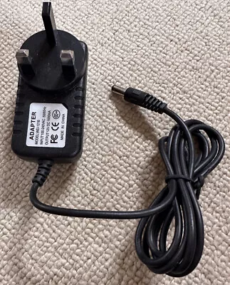 2 X Mains Transformer 12V UK Plug AC/DC Adapter Power Supply Charger Black • £6.99