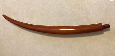 Vintage Wooden Boat Unique Curved Teak/mahogany Stern Flag Pole. 19  • $55