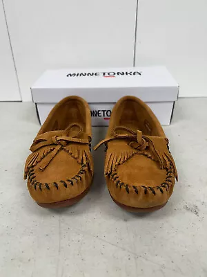 Minnetonka Womens Kilty Moccasin - Brown - 8 M US - Pre-Owned • $14