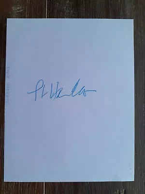 £19.99 • Buy Steve Hackett  Genesis  Personally Signed Album Page